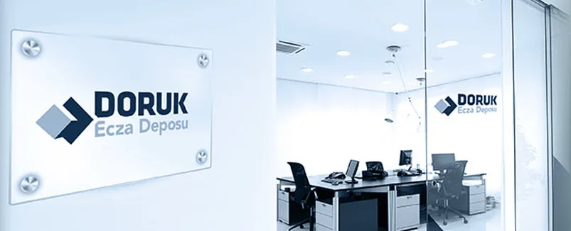 Doruk Ecza ofis çalışma alanı